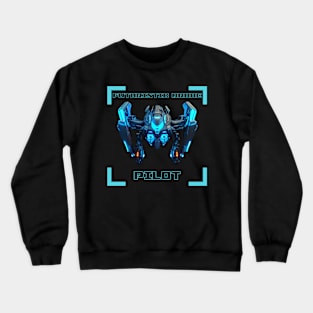 Futuristic Drone Pilot 2 Crewneck Sweatshirt